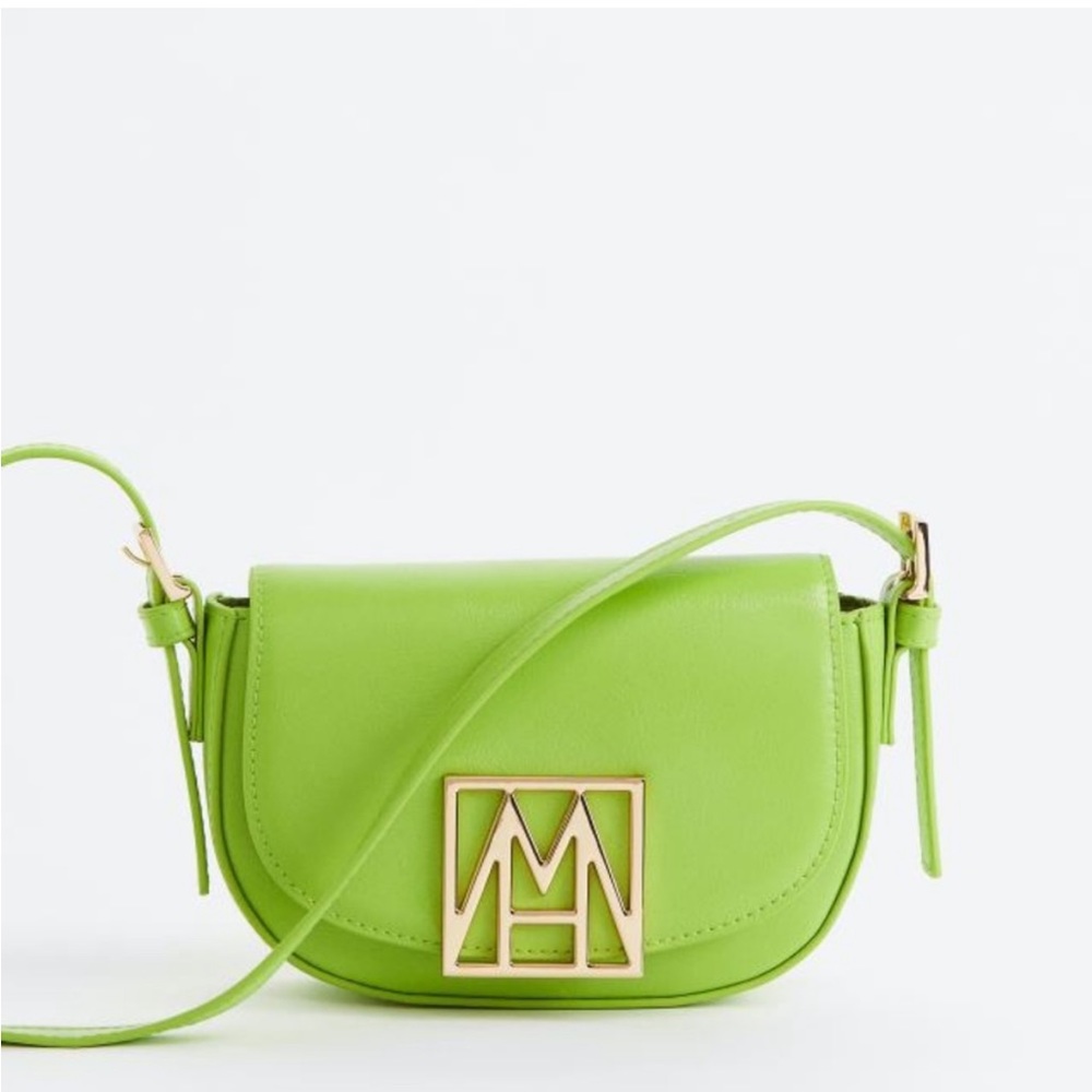 H&M Neon Lime Green Shoulder Bag